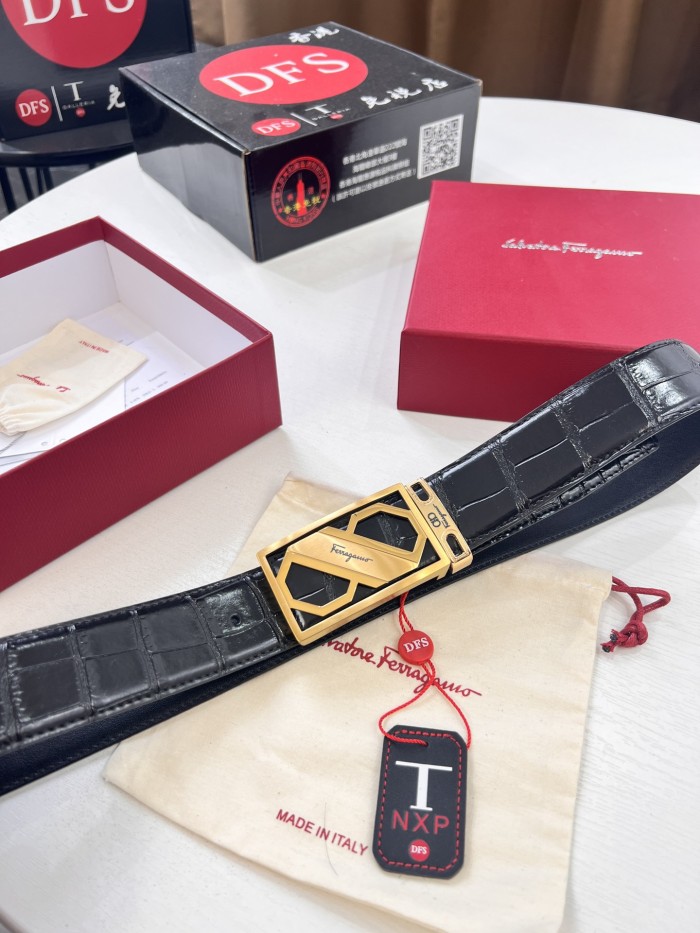 Streetwear Belt Ferragamo 321811 size:3.5cm