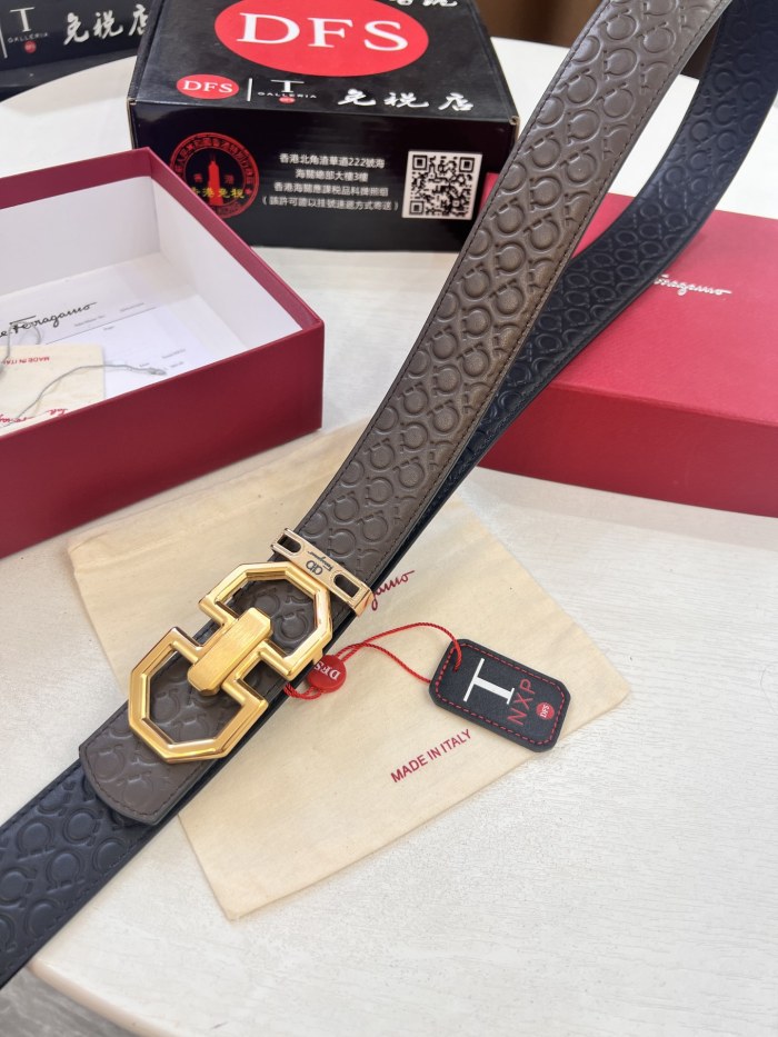 Streetwear Belt Ferragamo 321826 size:3.5cm