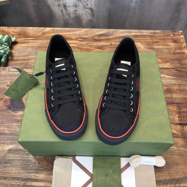Gucci Off The Grid Tennis 1977 Low ECONYL Black GG Green Red