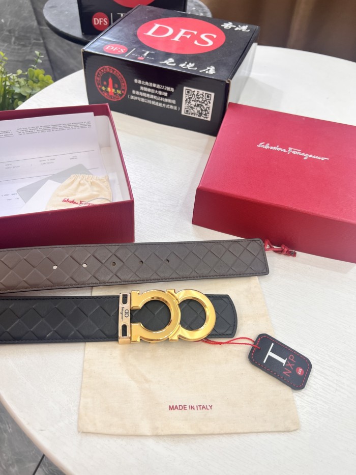 Streetwear Belt Ferragamo 321680 size:3.5cm