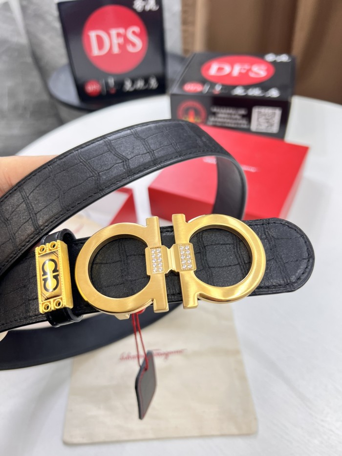 Streetwear Belt Ferragamo 321720 size:3.5cm