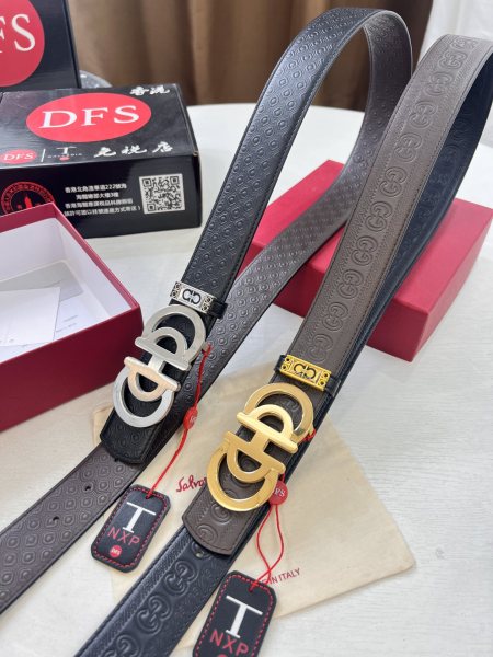 Streetwear Belt Ferragamo 321789 size:3.5cm