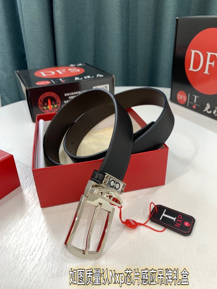 Streetwear Belt Ferragamo 321699 size:3.5cm