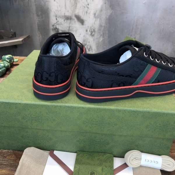 Gucci Off The Grid Tennis 1977 Low ECONYL Black GG Green Red