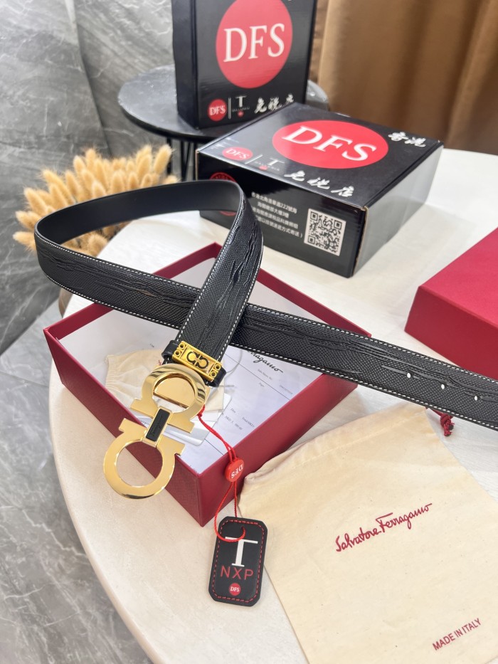 Streetwear Belt Ferragamo 321710 size:3.5cm