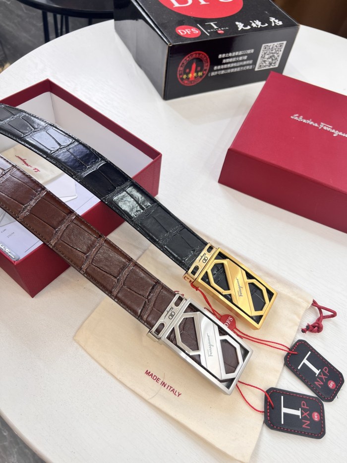 Streetwear Belt Ferragamo 321812 size:3.5cm