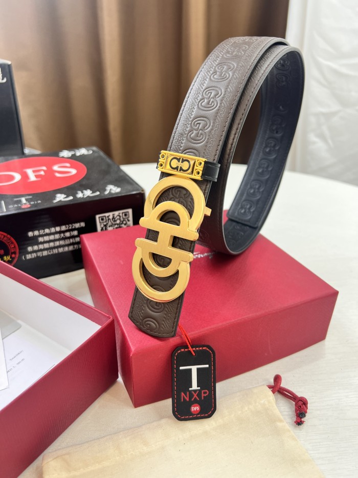 Streetwear Belt Ferragamo 321788 size:3.5cm