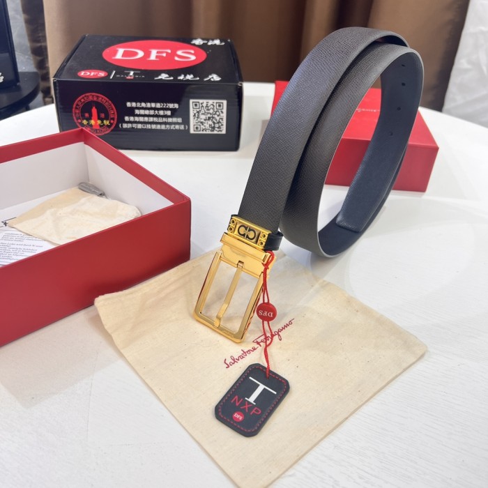 Streetwear Belt Ferragamo 321754 size:3.5cm