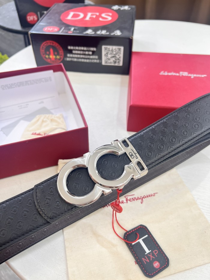 Streetwear Belt Ferragamo 321679 size:3.5cm