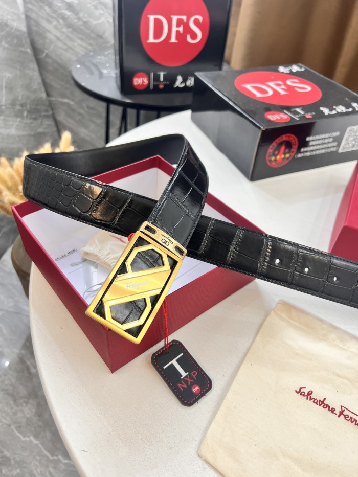 Streetwear Belt Ferragamo 321811 size:3.5cm