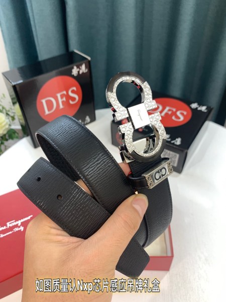 Streetwear Belt Ferragamo 321858 size:3.5cm