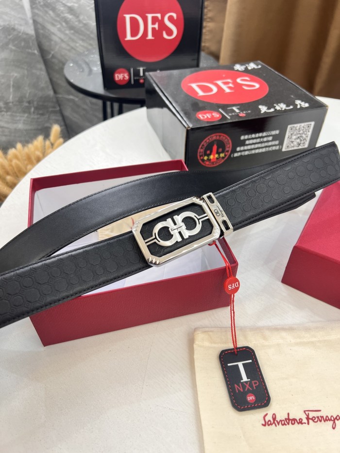 Streetwear Belt Ferragamo 321866 size:3.5cm