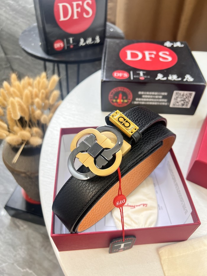 Streetwear Belt Ferragamo 321820 size:3.5cm