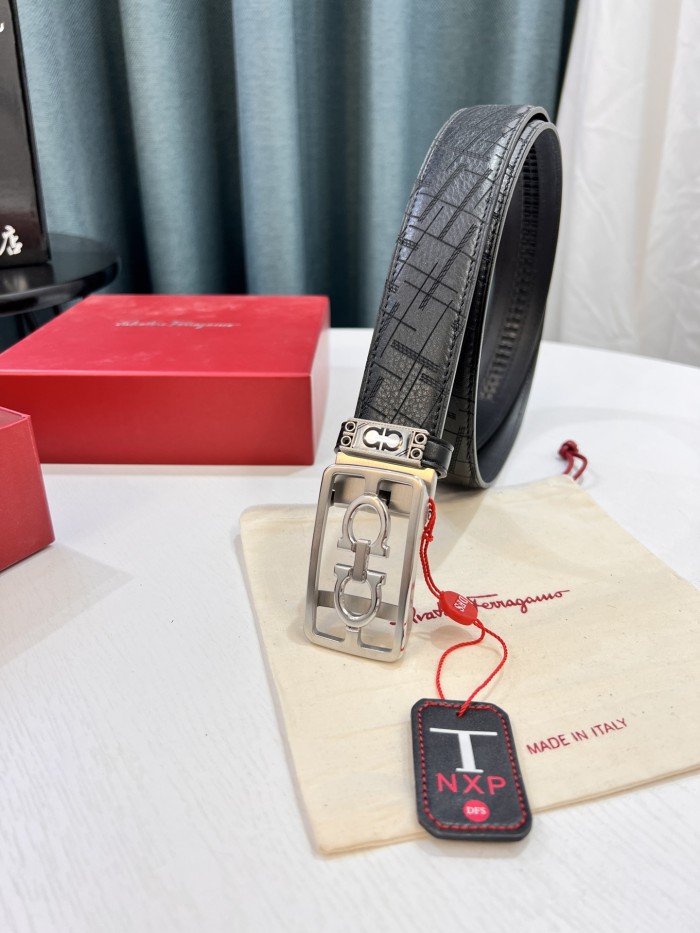 Streetwear Belt Ferragamo 321852 size:3.5cm