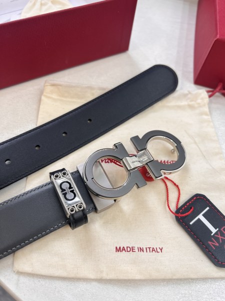 Streetwear Belt Ferragamo 321639 size:3.5cm