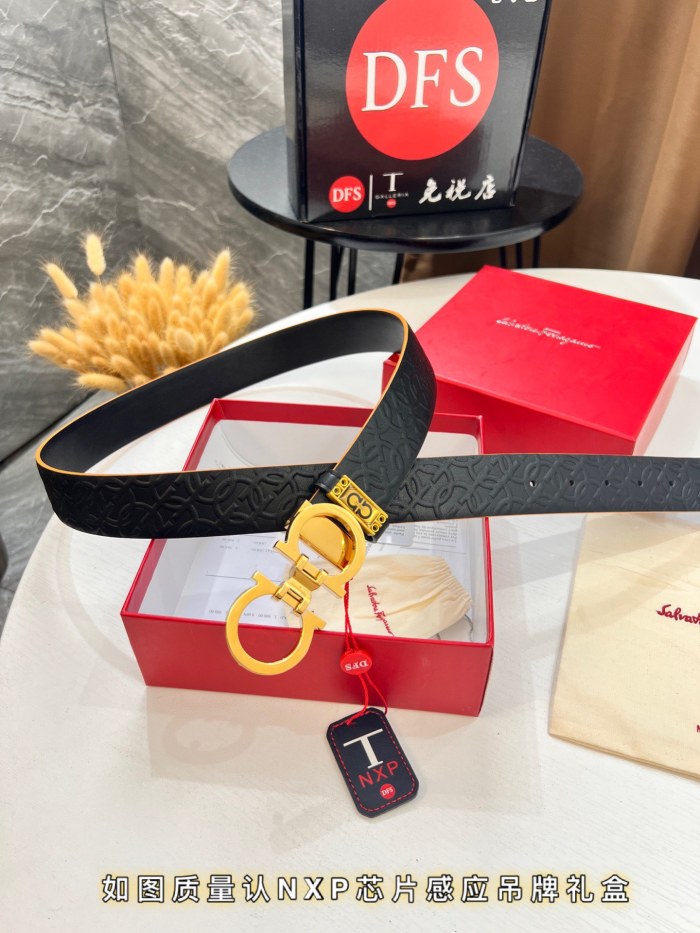 Streetwear Belt Ferragamo   321931 SIZE:3.5cm