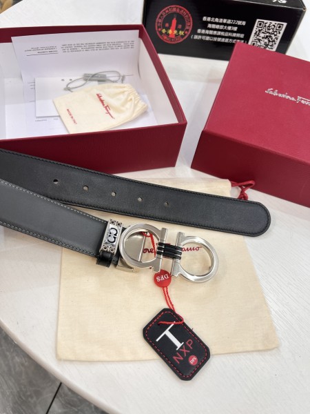 Streetwear Belt Ferragamo 321736 size:3.5cm