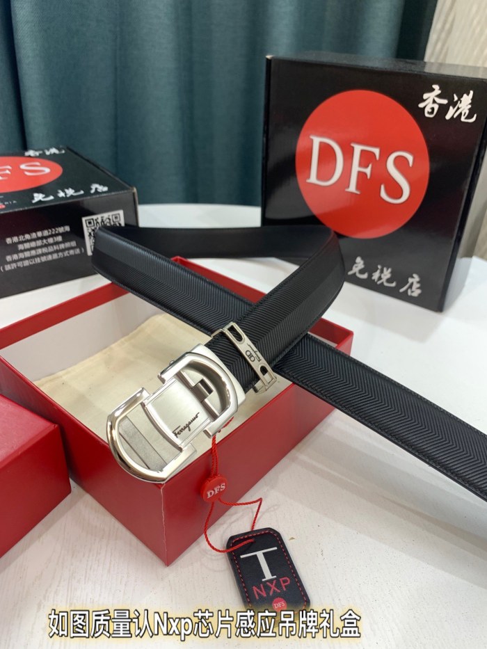Streetwear Belt Ferragamo 321671 size:3.5cm
