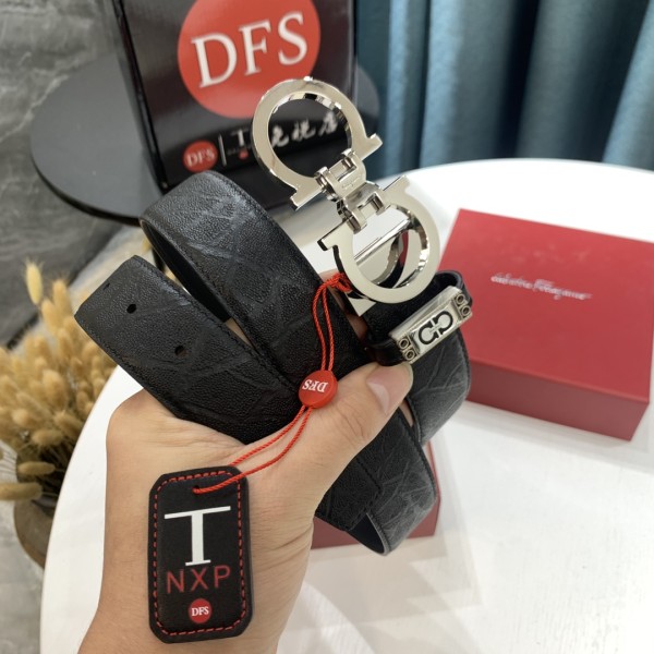 Streetwear Belt Ferragamo 321830 size:3.5cm