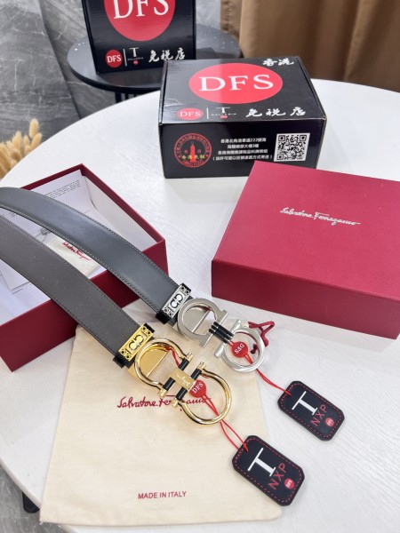 Streetwear Belt Ferragamo 321736 size:3.5cm