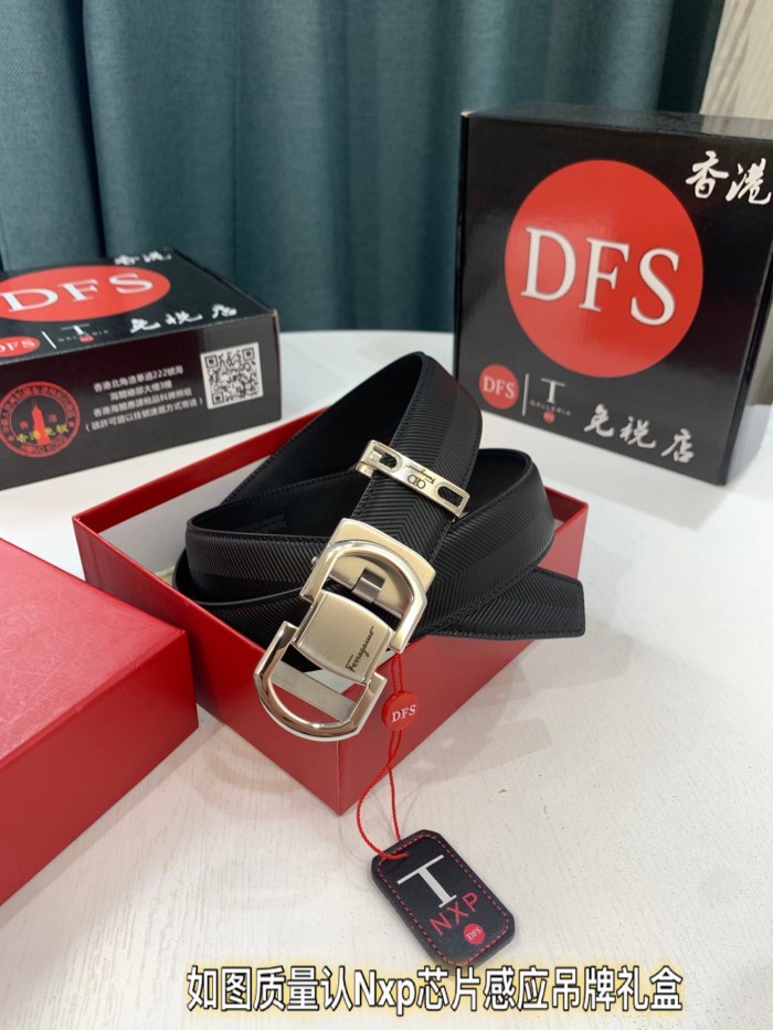 Streetwear Belt Ferragamo 321671 size:3.5cm