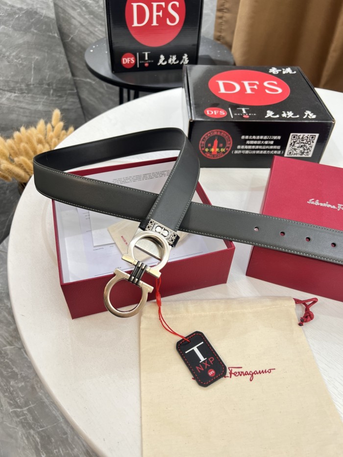 Streetwear Belt Ferragamo 321736 size:3.5cm