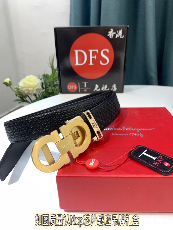 Streetwear Belt Ferragamo 321875 size:3.5cm