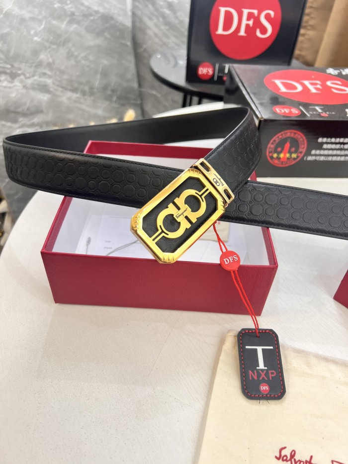 Streetwear Belt Ferragamo 321867 size:3.5cm