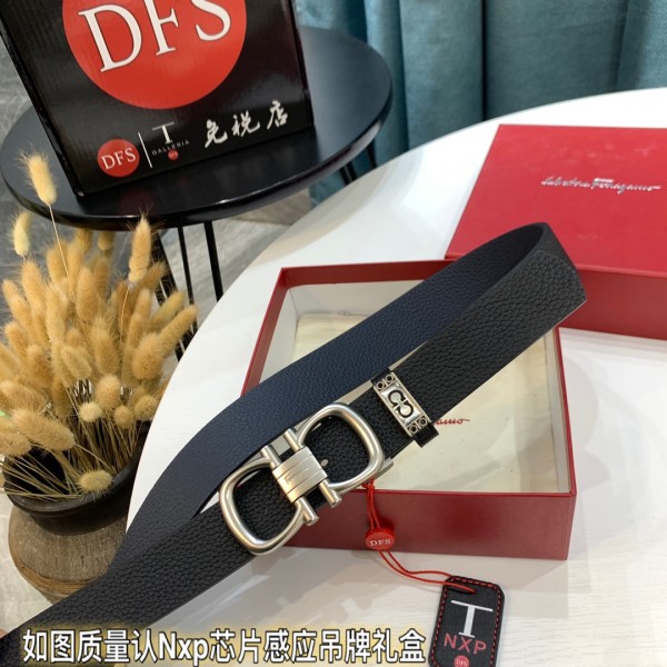 Streetwear Belt Ferragamo 321780 size:3.5cm