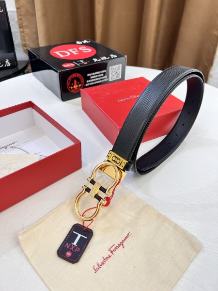 Streetwear Belt Ferragamo 321928 size:3.5cm