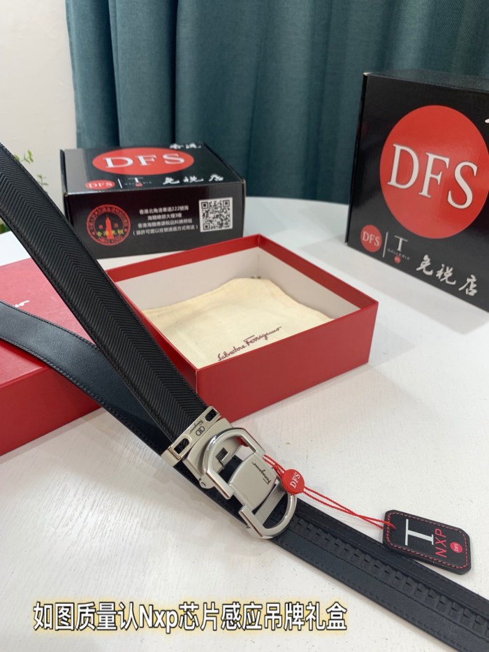 Streetwear Belt Ferragamo 321671 size:3.5cm