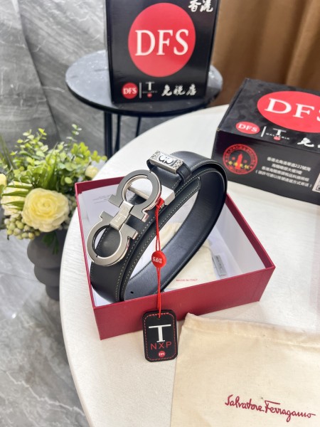 Streetwear Belt Ferragamo 321639 size:3.5cm