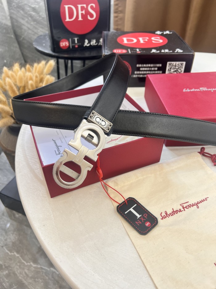 Streetwear Belt Ferragamo 321758 size:3.5cm