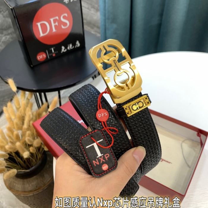 Streetwear Belt Ferragamo 321703 size:3.5cm