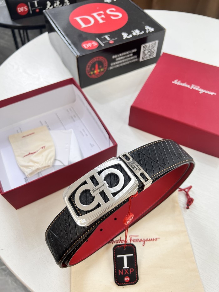 Streetwear Belt Ferragamo 321836 size:3.5cm