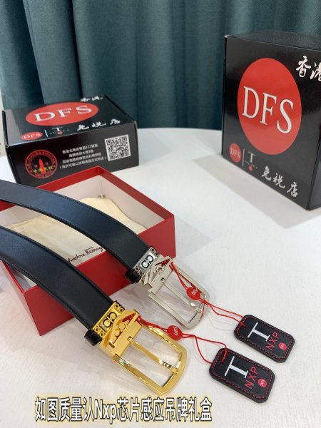 Streetwear Belt Ferragamo 321699 size:3.5cm