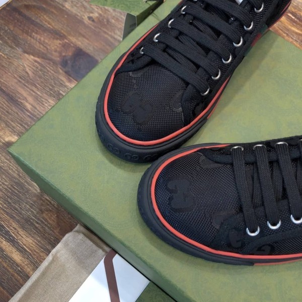 Gucci Off The Grid Tennis 1977 Low ECONYL Black GG Green Red
