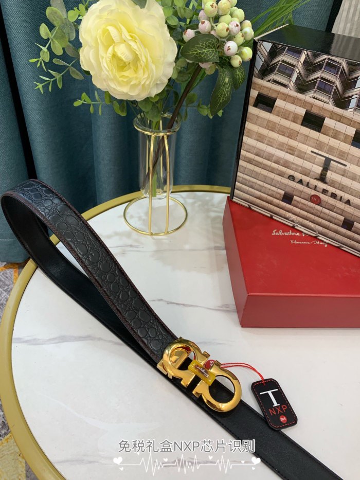 Streetwear Belt Ferragamo   319013  SIZE:3.5cm