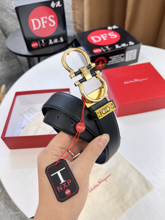 Streetwear Belt Ferragamo 321928 size:3.5cm