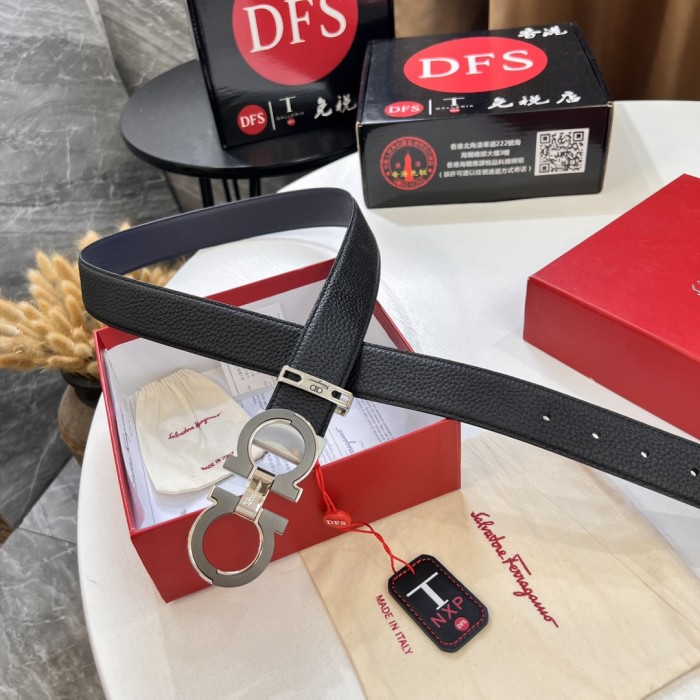 Streetwear Belt Ferragamo 321634 size:3.5cm