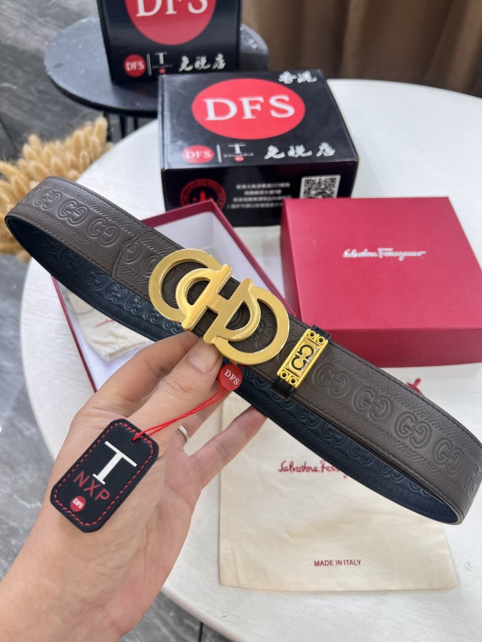 Streetwear Belt Ferragamo 321788 size:3.5cm