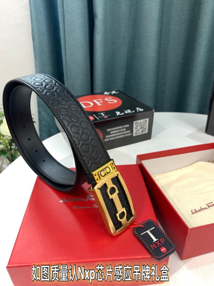 Streetwear Belt Ferragamo 321871 size:3.5cm
