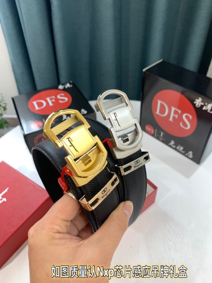 Streetwear Belt Ferragamo 321672 size:3.5cm