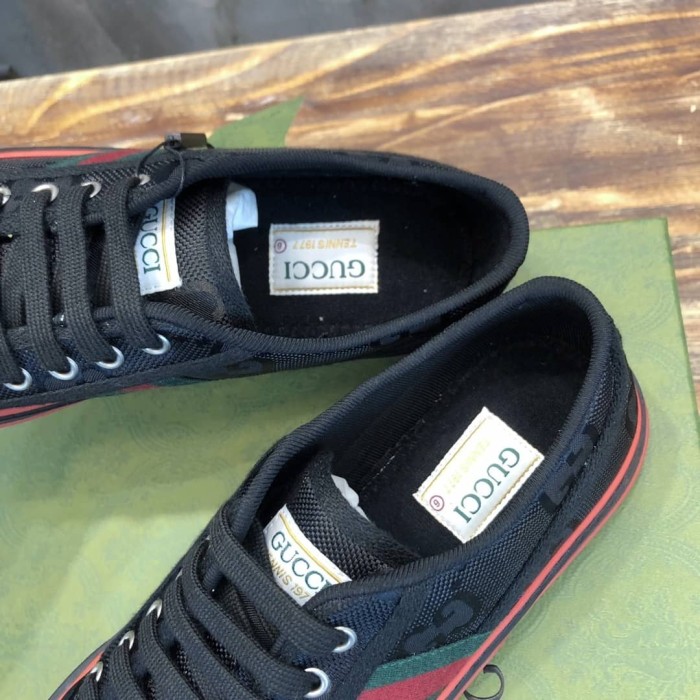 Gucci Off The Grid Tennis 1977 Low ECONYL Black GG Green Red