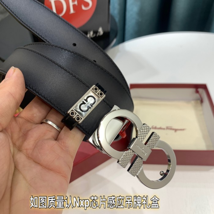 Streetwear Belt Ferragamo 321816 size:3.5cm