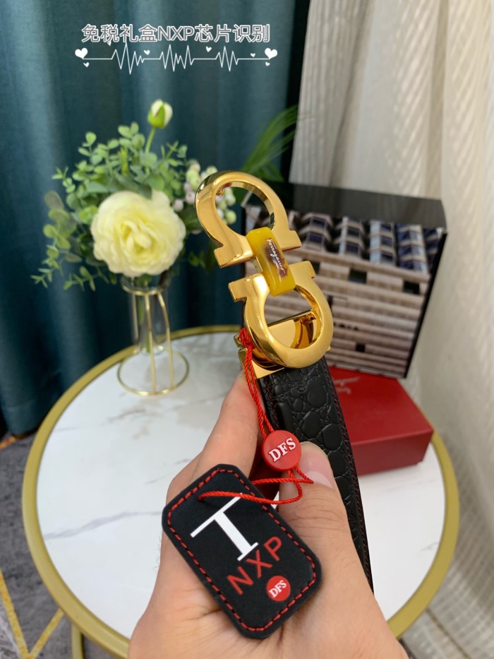 Streetwear Belt Ferragamo   319013  SIZE:3.5cm