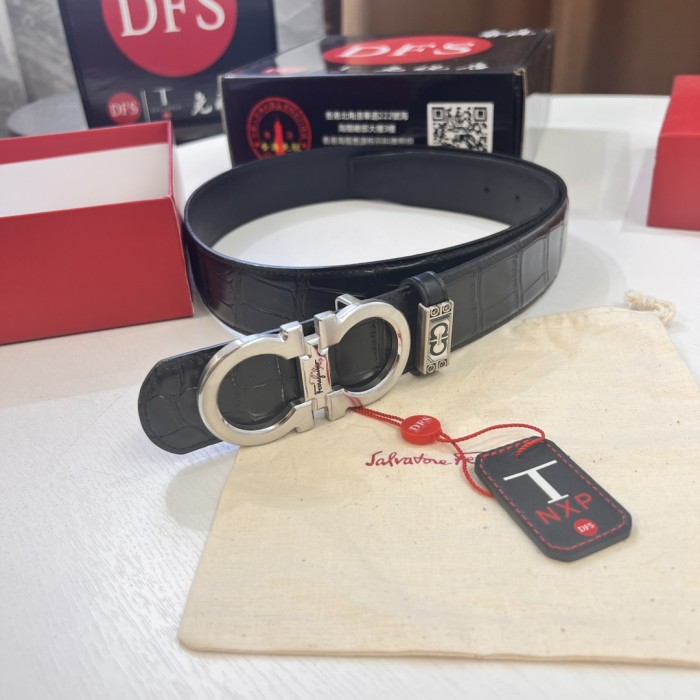 Streetwear Belt Ferragamo 321651 size:3.5cm