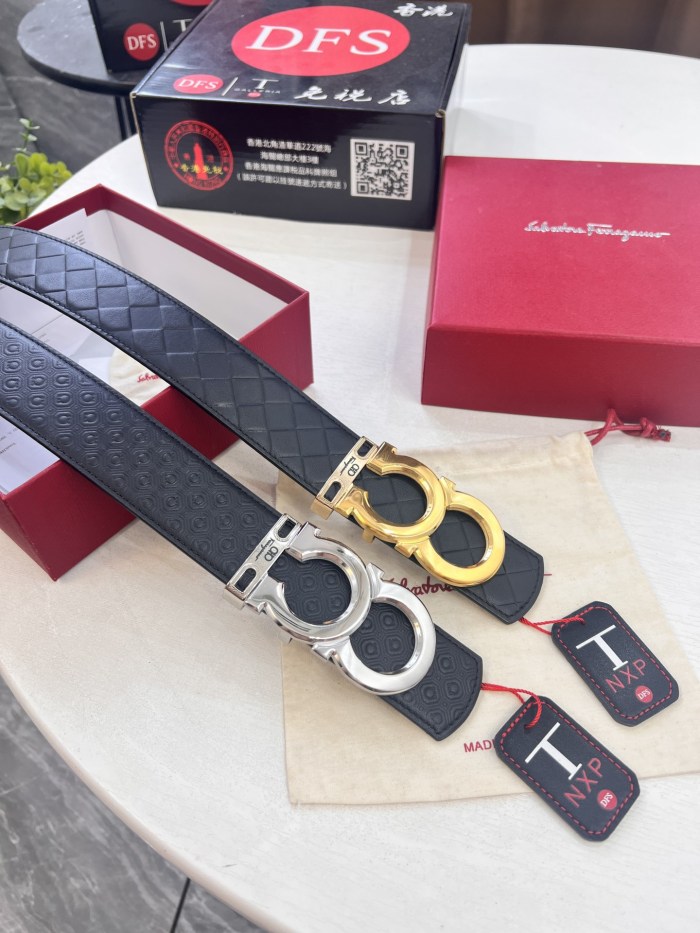 Streetwear Belt Ferragamo 321679 size:3.5cm