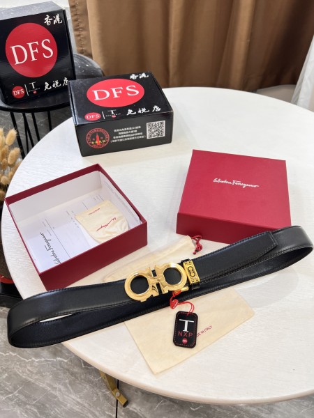 Streetwear Belt Ferragamo 321759 size:3.5cm