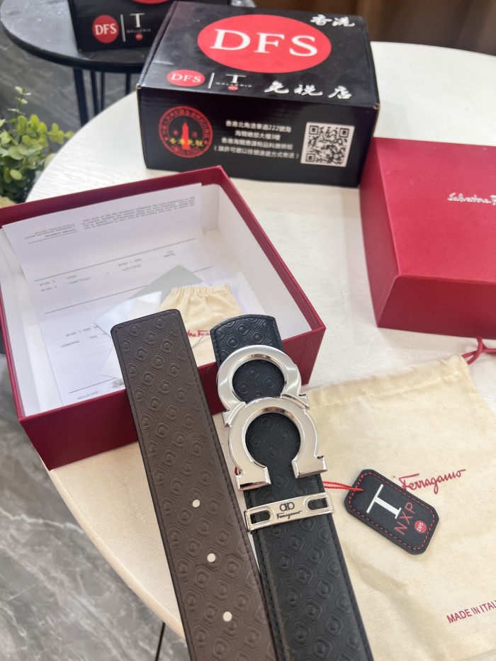 Streetwear Belt Ferragamo 321679 size:3.5cm